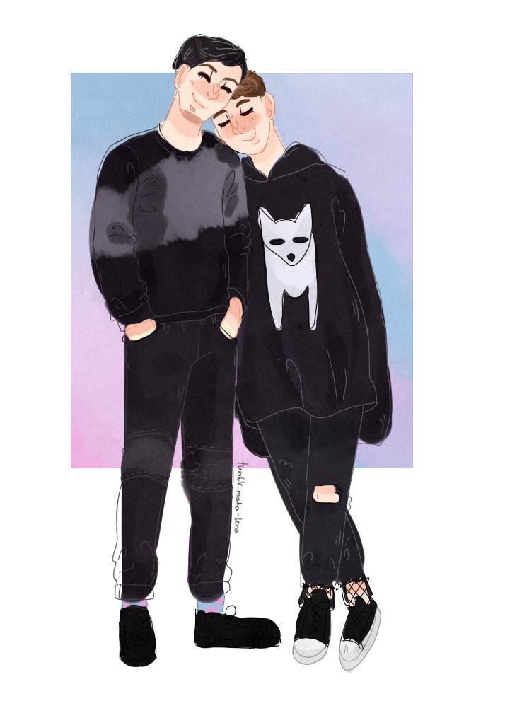 phanvtrash's tweet image. Youtube power couples :~)