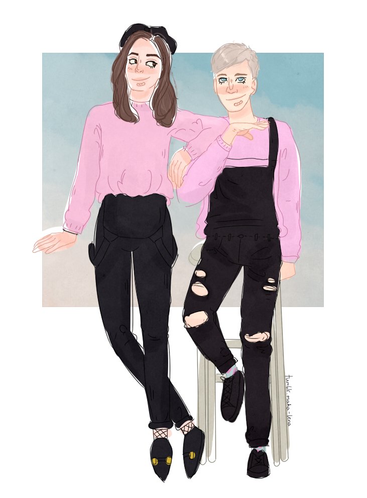 phanvtrash's tweet image. Youtube power couples :~)