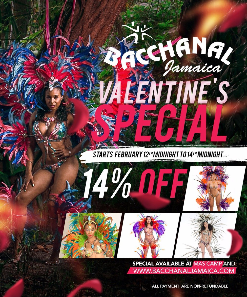 BacchanalJA's tweet photo. BOOK at Mas Camp or https://t.co/XH90Mg4WA1! #weruntheroad#wearecarnival #bacchanalcarnival #soca #werunderoad #socamusic https://t.co/nKOPSJVADp