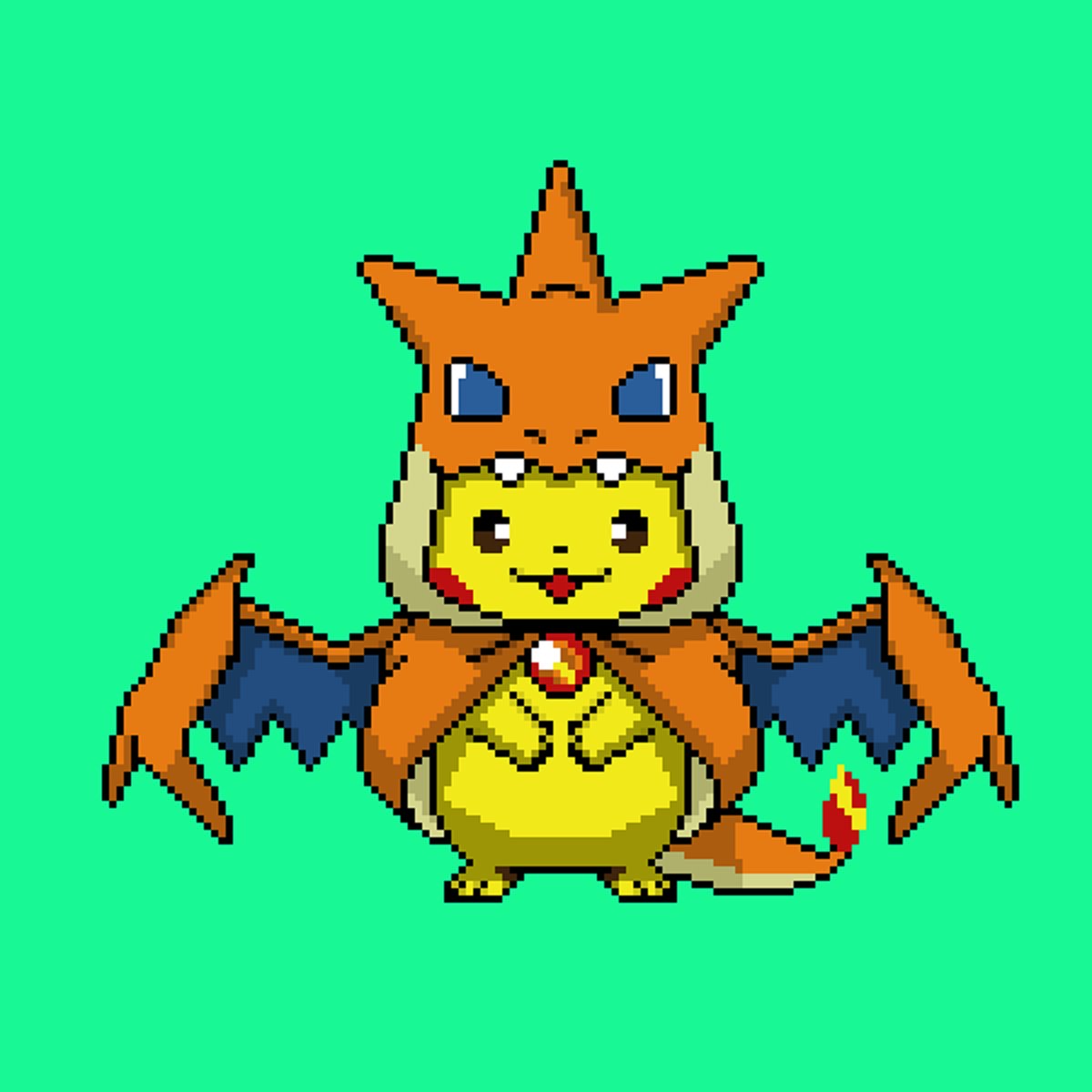 MarcElCannibal's tweet photo. Pika Pika @Monstergyz  #PixelMaker #3DS https://t.co/r8U7t2L9ej
