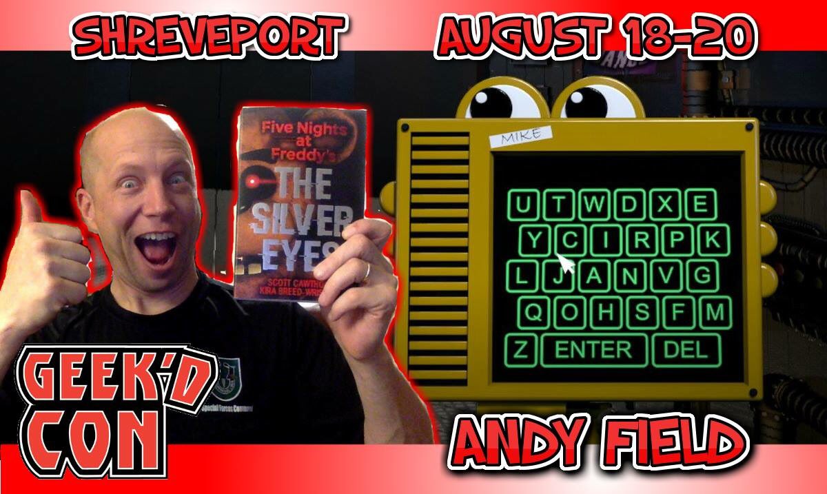 GeekdCon's tweet image. Even more #FNAF action at #GeekdConShreveport this year