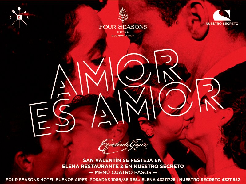 Momentos memorables en Four Seasons! Festejá San Valetin en Elena Restaurante o Nuestro Secreto , vos elegis! 4321-1200