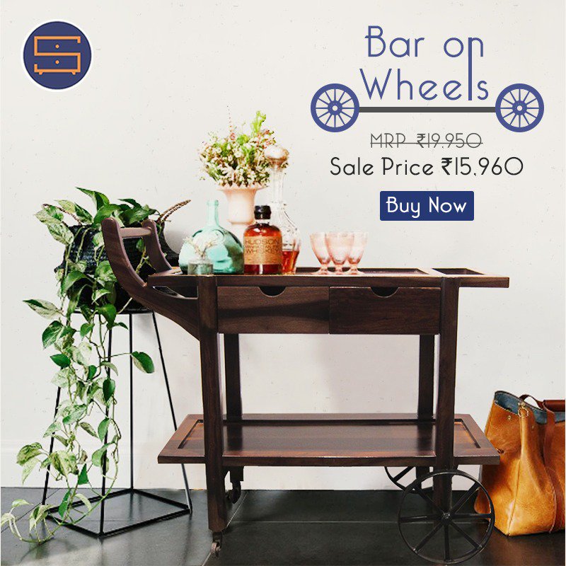 Sanctumstore's tweet photo. This elegant sheesham #bartable is going to be the #showstopper at your next #party. Shop now https://t.co/NzL1fOogAo
#SanctumStore #store https://t.co/scoDU6gJ1M
