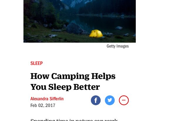CampPowderGap's tweet photo. Recent studies show #health promoting benefits of the #greatoutdoors. Read more @TIME https://t.co/sbAi3gSo56 https://t.co/a0DMYwiNxQ