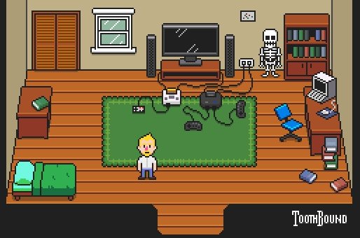 toothbound's tweet image. Yep, heavily influenced by Mother series. I like defenition "EarthBound for grown ups". #indy #gamedev #pixelart #jrpg #devlog #toothbound