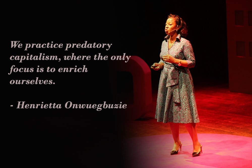 adeyemiandsons's tweet photo. We practice predatory capitalism, where the only focus is to enrich ourselves. This is for you, Nigeria. Yes, you. #TEDLagos https://t.co/0tPihBFG6u
