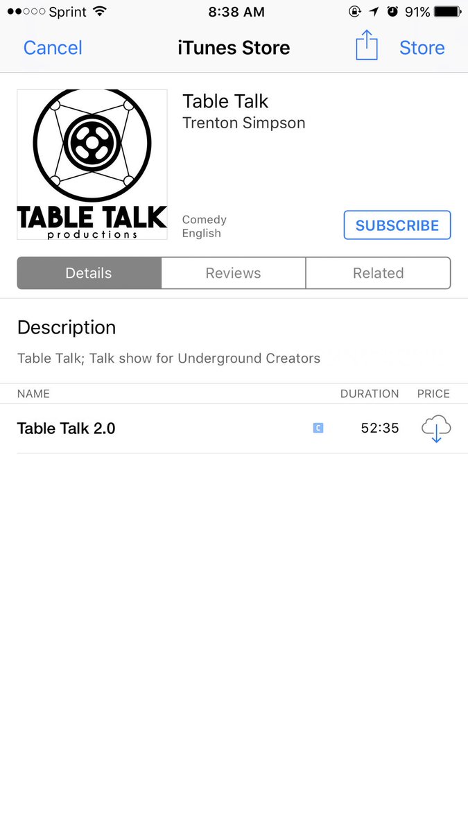 TableTalkProd's tweet image. Go subscribe!