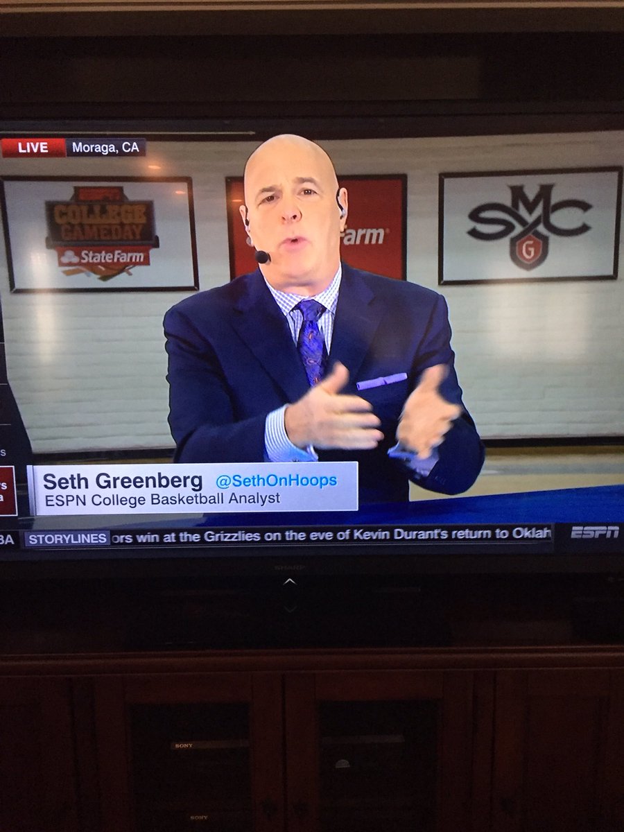 billstrobl's tweet photo. Check out #SMCgaels on sportscenter!  #gogaels beat Gonzaga! https://t.co/7BgRArkwZb