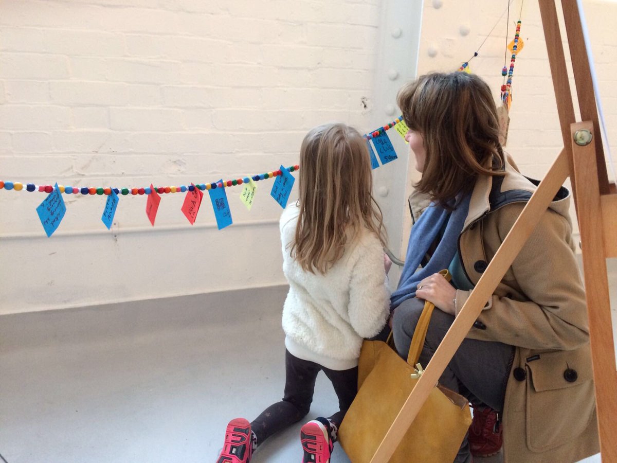 Loving seeing children's imagination run wild today while learning about neuroscience! What would you do with 100000 beads? <a href="/ImaginationLdn/">Institute of Imagination</a>