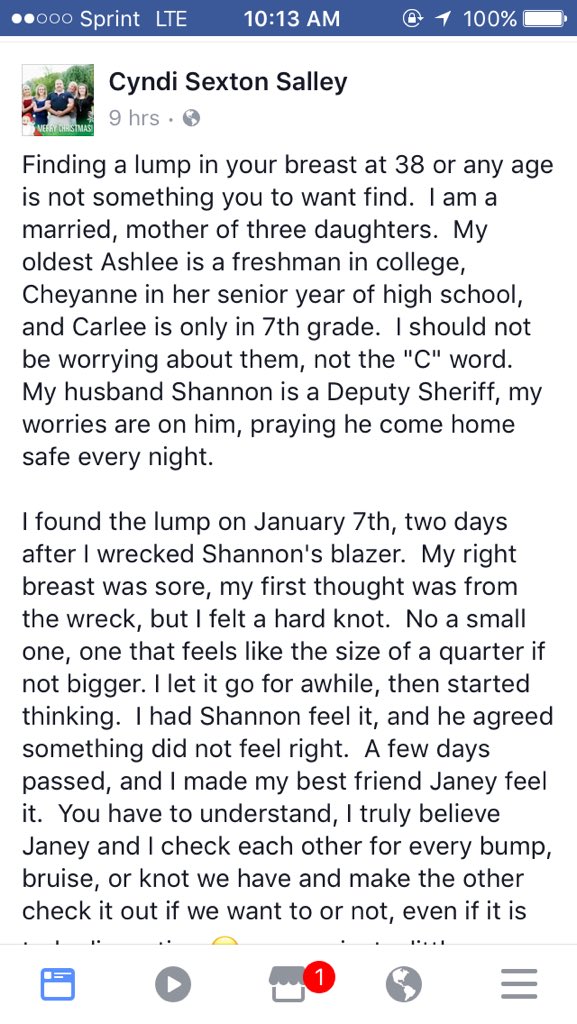 asallley's tweet photo. If everyone could please keep my momma and family in your prayers 💗 https://t.co/9dYTeUY7u8