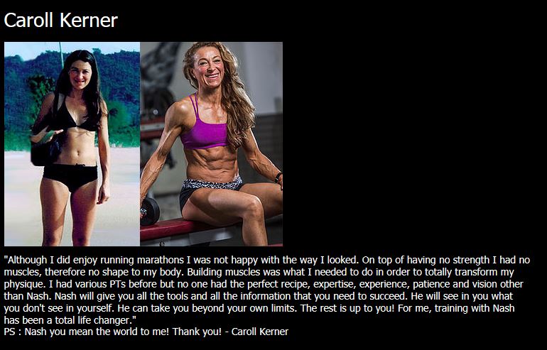 Caroll Kerner: #fitness #gym #personalTrainer #MuscleWorks #london #diet 
nashfittraining.com