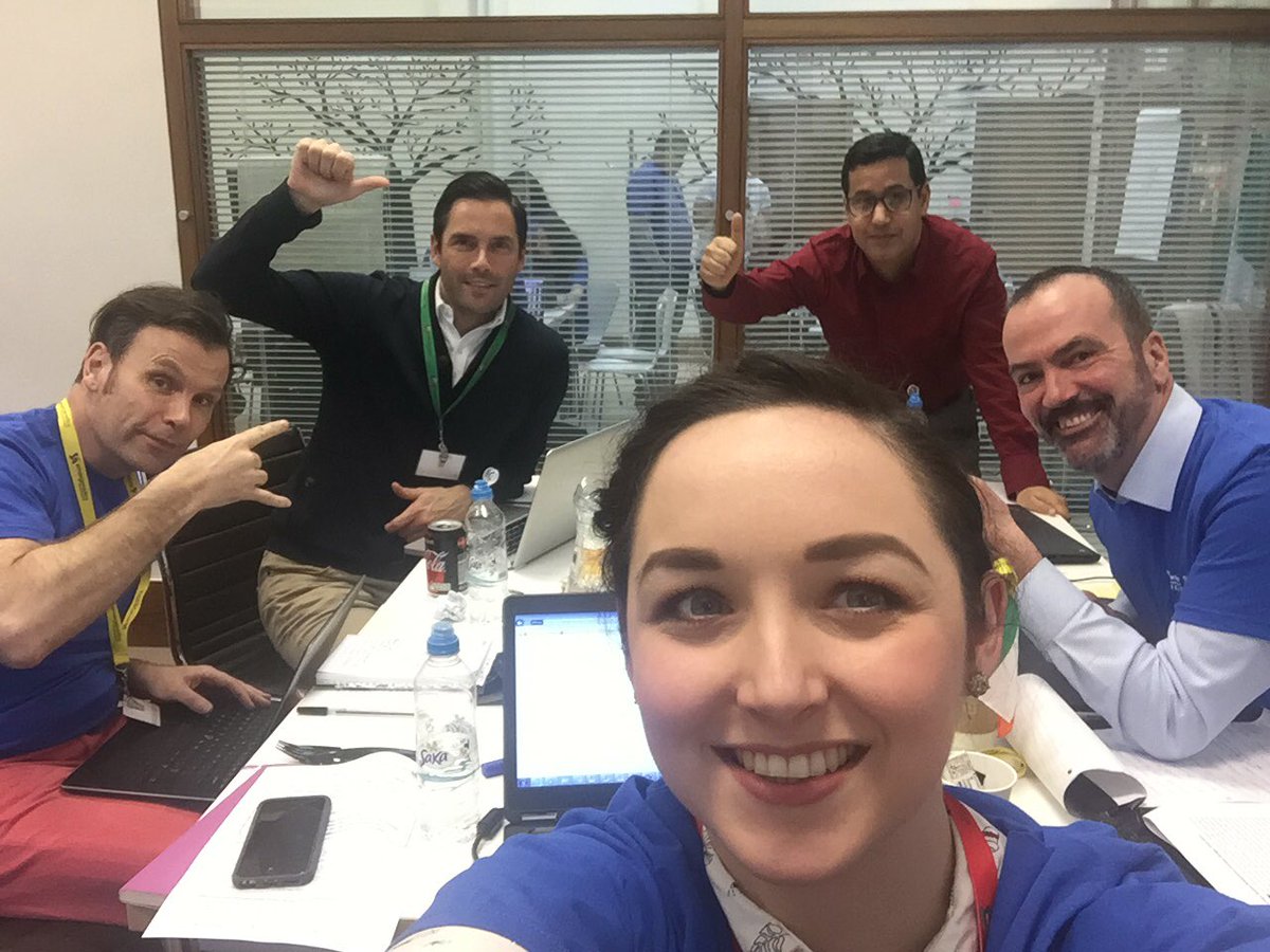#greenspirit even the rugby doesn't tear us away from our team! <a href="/AmericanChamber/">American Chamber</a> <a href="/RyanAcademy/">DCU Ryan Academy</a> #AmChamHackers