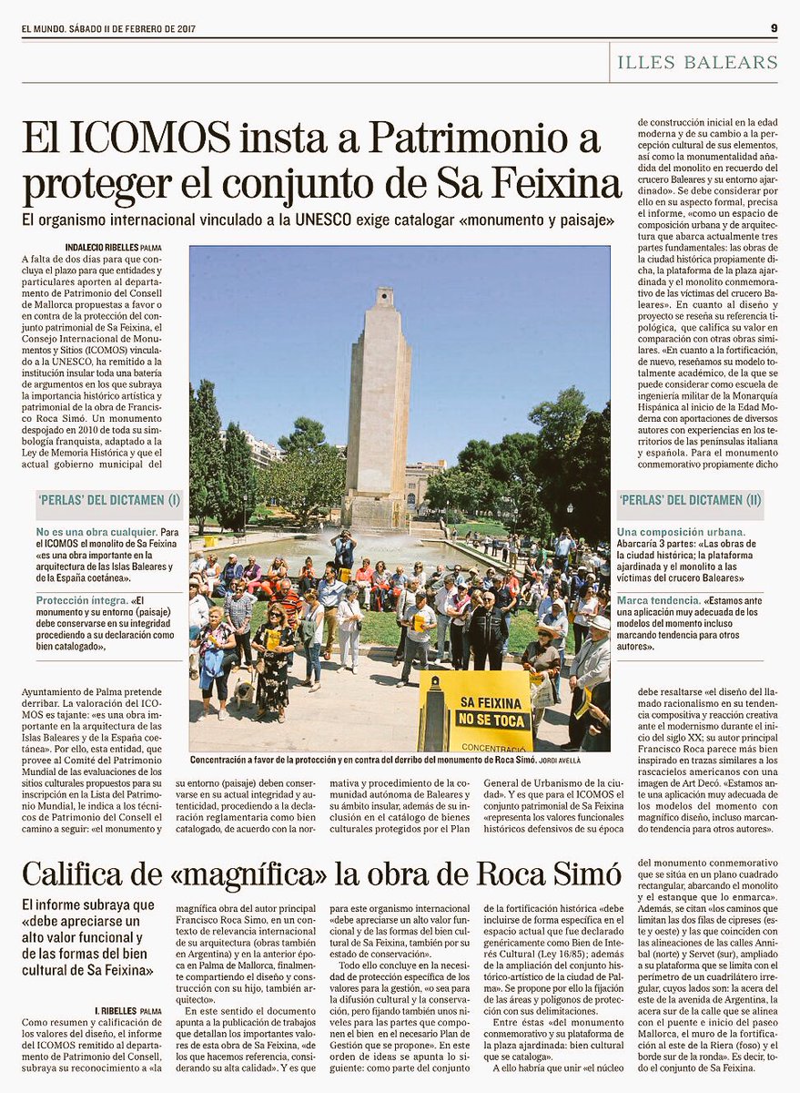 Gràcies a totes ses associacions, entidats, amics....per es vostre suport!!!#safeixina #veïnats#amics#unesco