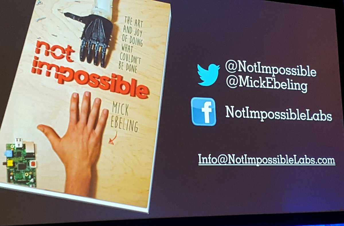 jcaupert's tweet image. If you have never heard of @NotImpossible or @MickEbeling, you need too! #HelpOne.HelpMany
