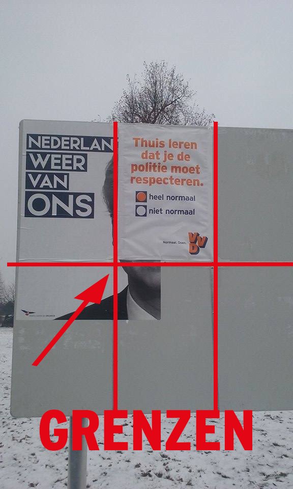 <a href="/geertwilderspvv/">Geert Wilders</a> We hebben ons netjes aan de afgesproken grenzen gehouden, Geert. Dat zou je toch moeten aanspreken.