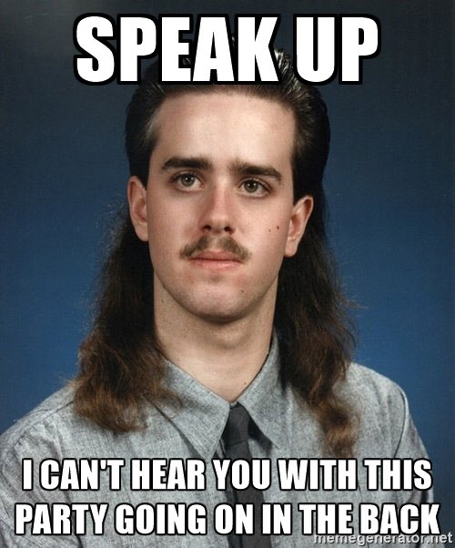 Please don't take down the wall for this -just trying to hear it. #IZEAFest #TradeShowMullet