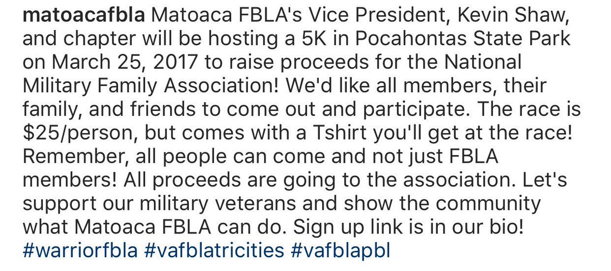 Matoaca FBLA tweet media