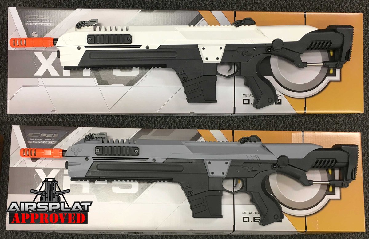 AirSplat's tweet photo. This just in! The all new STAR XR-5 1503 from CSI. This is NOT your standard M4. More info coming soon! #newguns #airsoft #futuresim https://t.co/s6L0P5R2ww