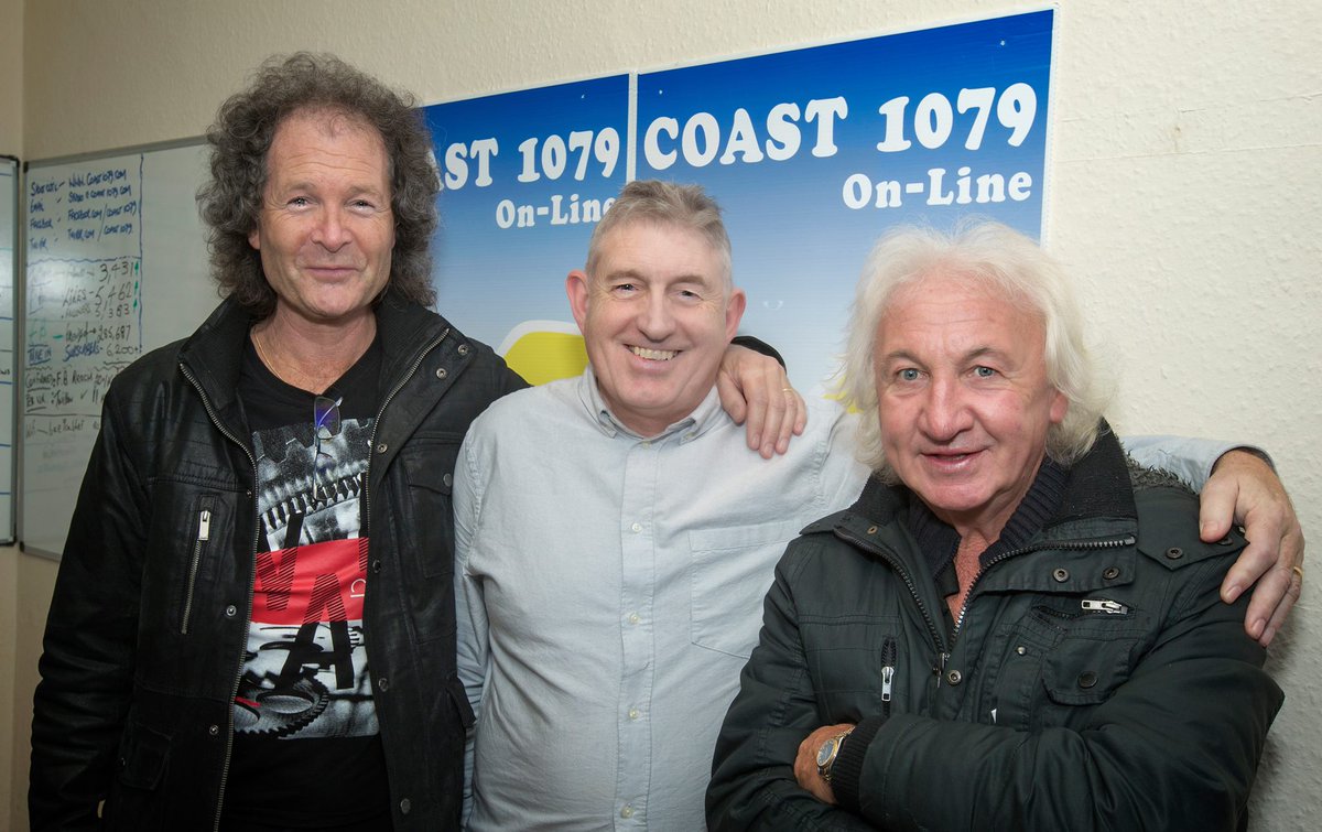 Thanks Martin &amp; Terry <a href="/Smokie_music/">Smokie</a> for popping into studio Friday. Pictures  <a href="/angusjmatheson/">Angus Matheson</a> of <a href="/Wainmat/">Angus Matheson</a> now up on facebook.com/coast1079online
