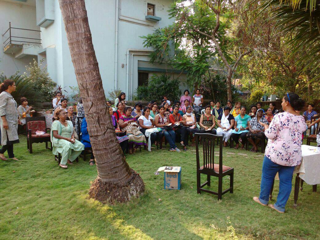 goenche's tweet image. Royla participated in the AAP women's front meeting today, to empower our Goan women