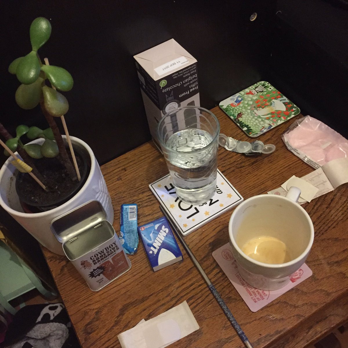 beetlessounds's tweet photo. Bandages, tea and plant watering. Standard Saturday rehearsal for our gig next week! On Feb 16th! Woop  #beetles #beetlesmusic https://t.co/9eS3YpxlO0
