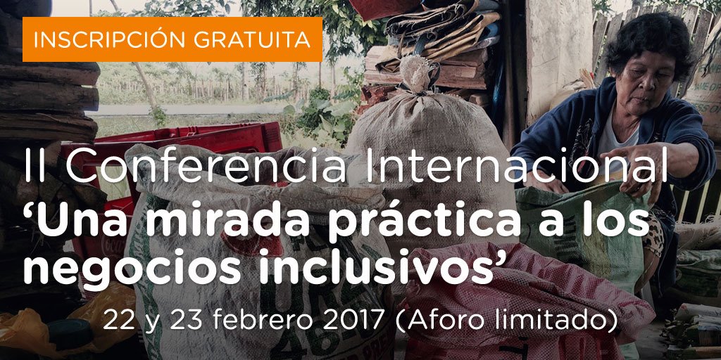 ✏ El próximo 22/02 celebramos la II Conferencia Internacional de #NegociosInclusivos. ¿Te apuntas? ow.ly/G8jE308PFyZ