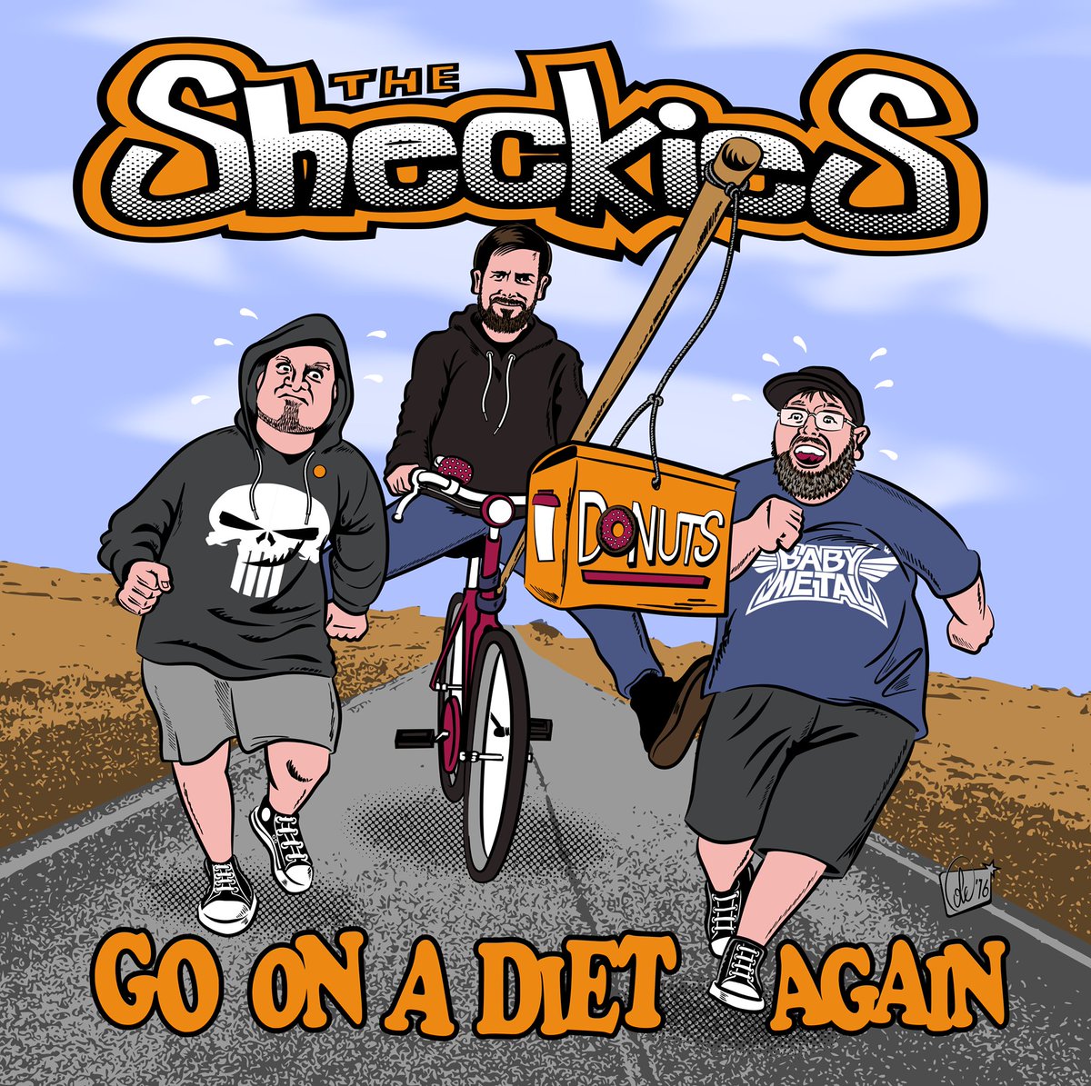 Kingly131's tweet image. Here's the album cover for "Go On A Diet Again" due out next month on RTTB Records/Mancastle Records!