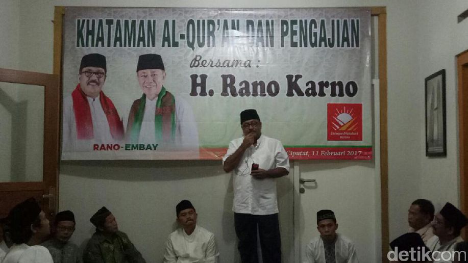 Tutup Kampanye, Rano Karno Gelar Khataman Alquran di Ciputat detik.id/VlgaJ9