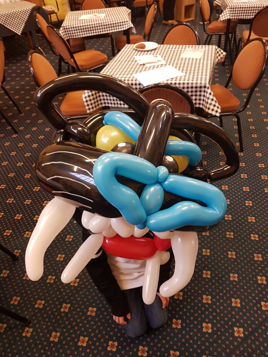 InflateAndPaint's tweet photo. #BalloonModels @PanthersIHC #Balloon #Mask #Mascot #NotPaws https://t.co/BGATRmbsoF