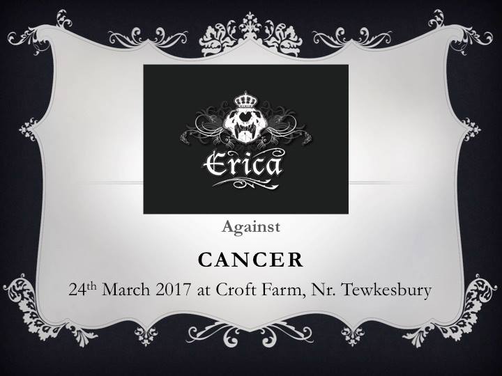 EricaBand10's tweet photo. 24 March 2017 #Erica Croft Farm Tewkesbury #RockingOutAgainstCancer #PleaseRT&Share more info contact @JezSprigg #Email jez@neverpunch.com https://t.co/JDQxpYVDLy