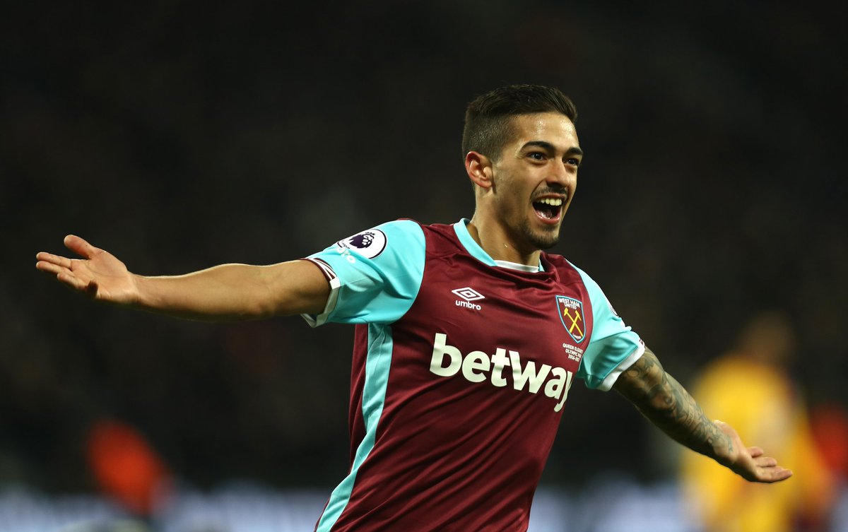 Manuel Lanzini, Premier League'de son 5 maçta 4 gole katkıda bulundu.

⚽2
🅰2
