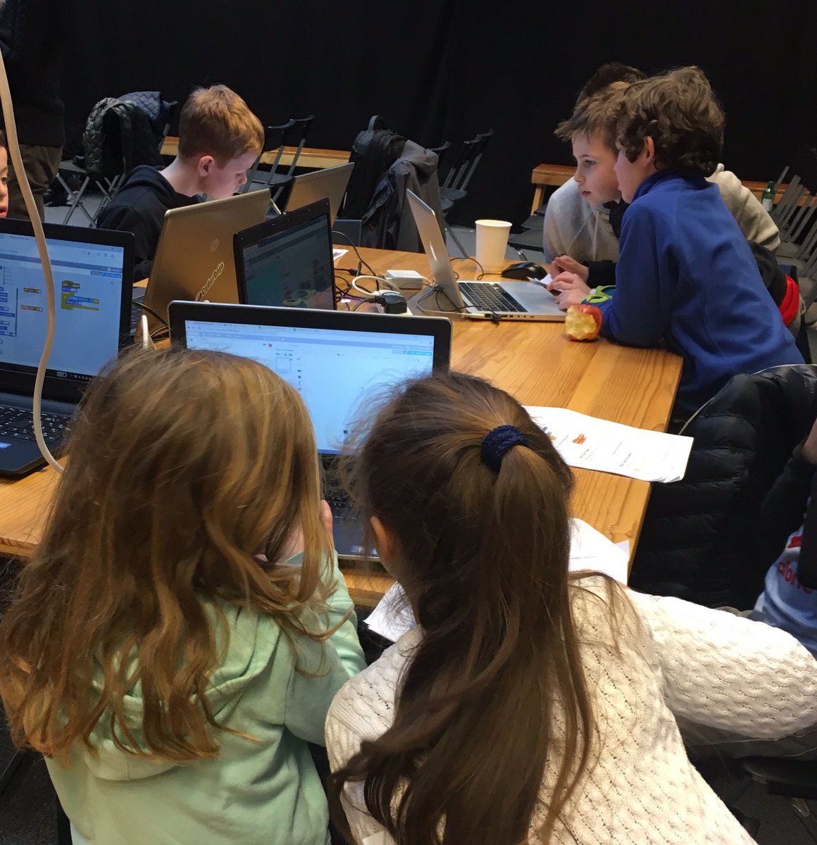 TotoroCoderdojo's tweet image. A busy day of Python and pair programming @TotoroCoderdojo @WebSummit today