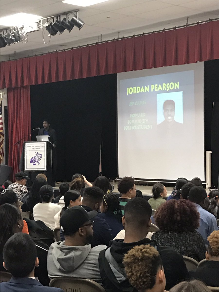 ommsmedia's tweet photo. It is pretty cool to see a former student as the keynote speaker. Great job Jordan! @hcpss_rhs alumni https://t.co/QOiECPUySF