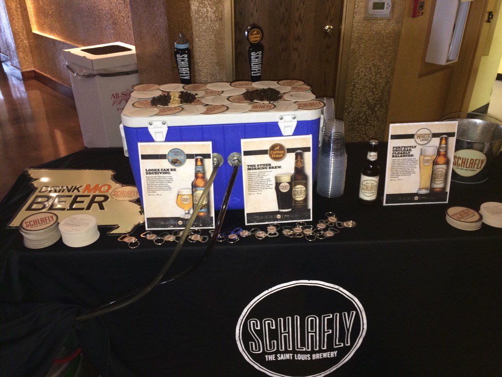 gbriggskc's tweet photo. Come see me @TheFastPitch #Brunched I will be your @Schlafly #BEERista #coffeestout #doublebeanblonde @MajorBrandsMO https://t.co/X7mnqiYab0