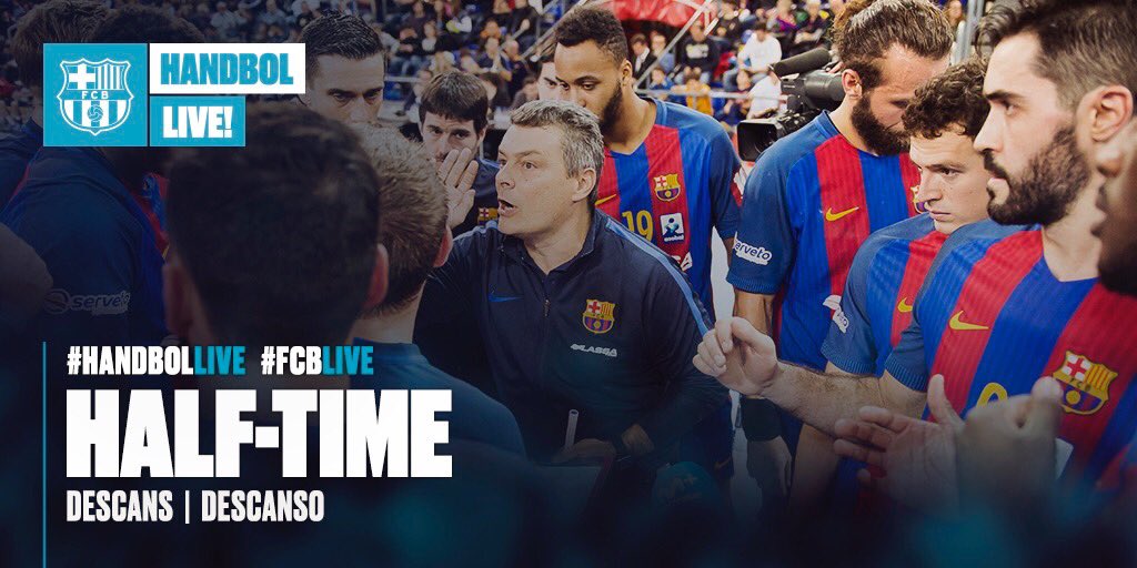 FCBhandbol's tweet image. 🏆 @ehfcl Round 10
📊 @mkbveszpremkc 14-13 @FCBhandbol 
#HandbolLive #fcblive