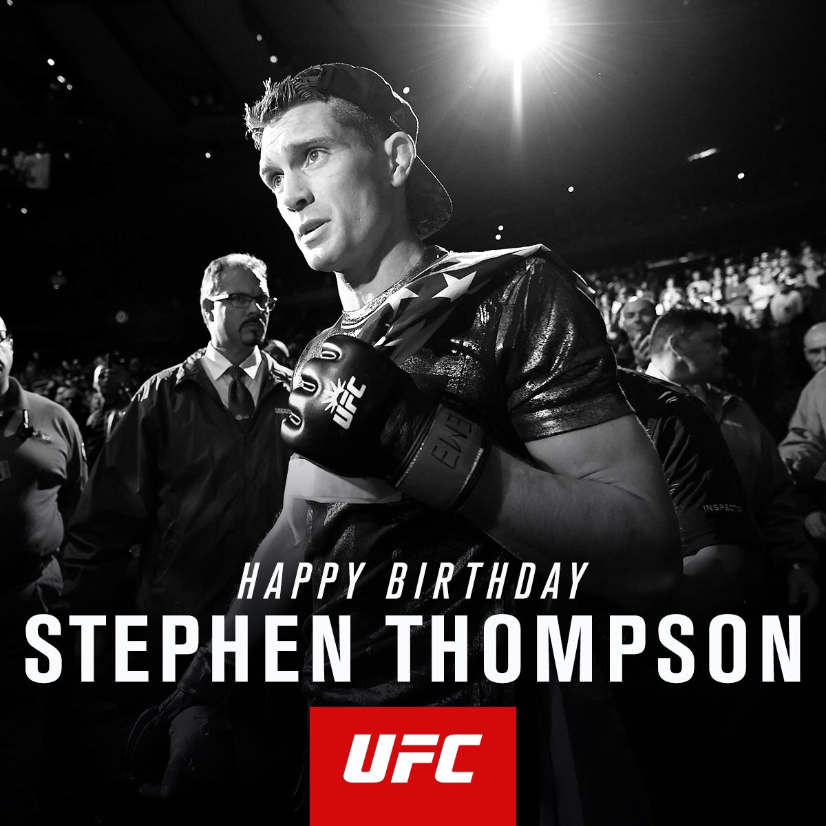 ufc's tweet photo. RT to wish @WonderboyMMA a Happy Birthday!! #UFC209 https://t.co/JMK2CEoOGL