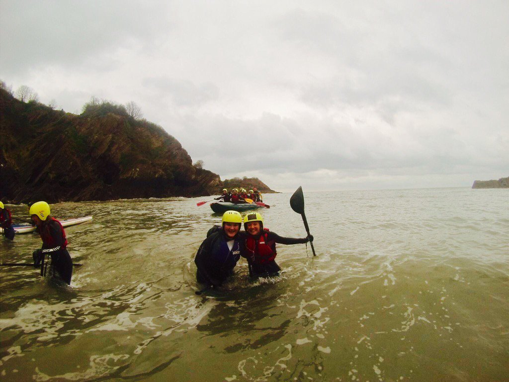 We don't let a bit of snow stop us from having an #adventure thanks to great kit #tiki #palm &amp; hot showers