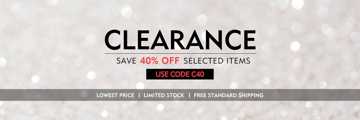 Couponswish's tweet photo. #Clearnace Save 40% Off #Selected #Items, #LimitedStock https://t.co/DXIXZhmr9Y https://t.co/7abunu4G5V