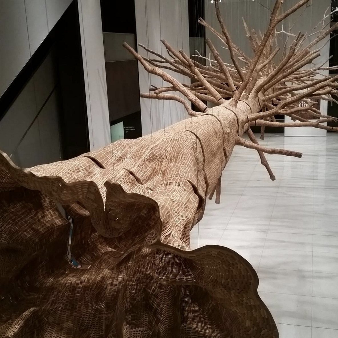CynthiaReevesNY's tweet image. #JohnGrade's #Middlefork is now on view at the #iHeartSAM It's bigger and better than ever! #installation #cedar #sculpture #seattle