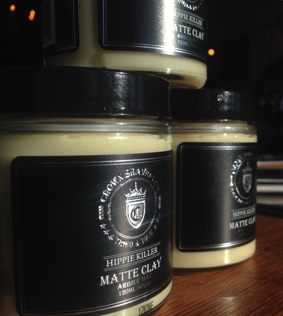 Light-weight, heavy hold. Crown matte clay now in at Kent of Inglewood Edmonton <a href="/crownshavingco/">Crown Shaving Co.</a>  #yeg