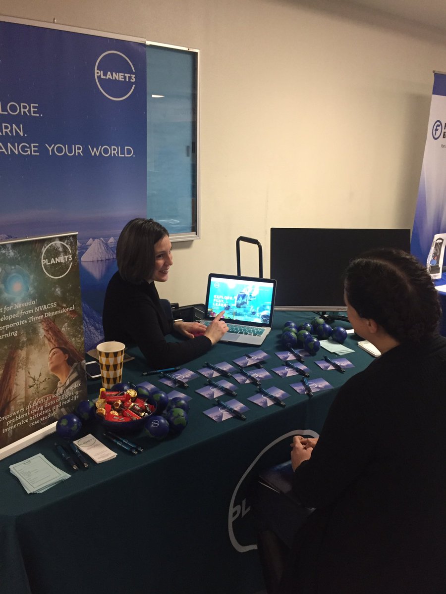 nevadascience's tweet photo. Check out @exploreplanet3 in the cafeteria at #SNSTA conference! https://t.co/HsmB4AoqvX