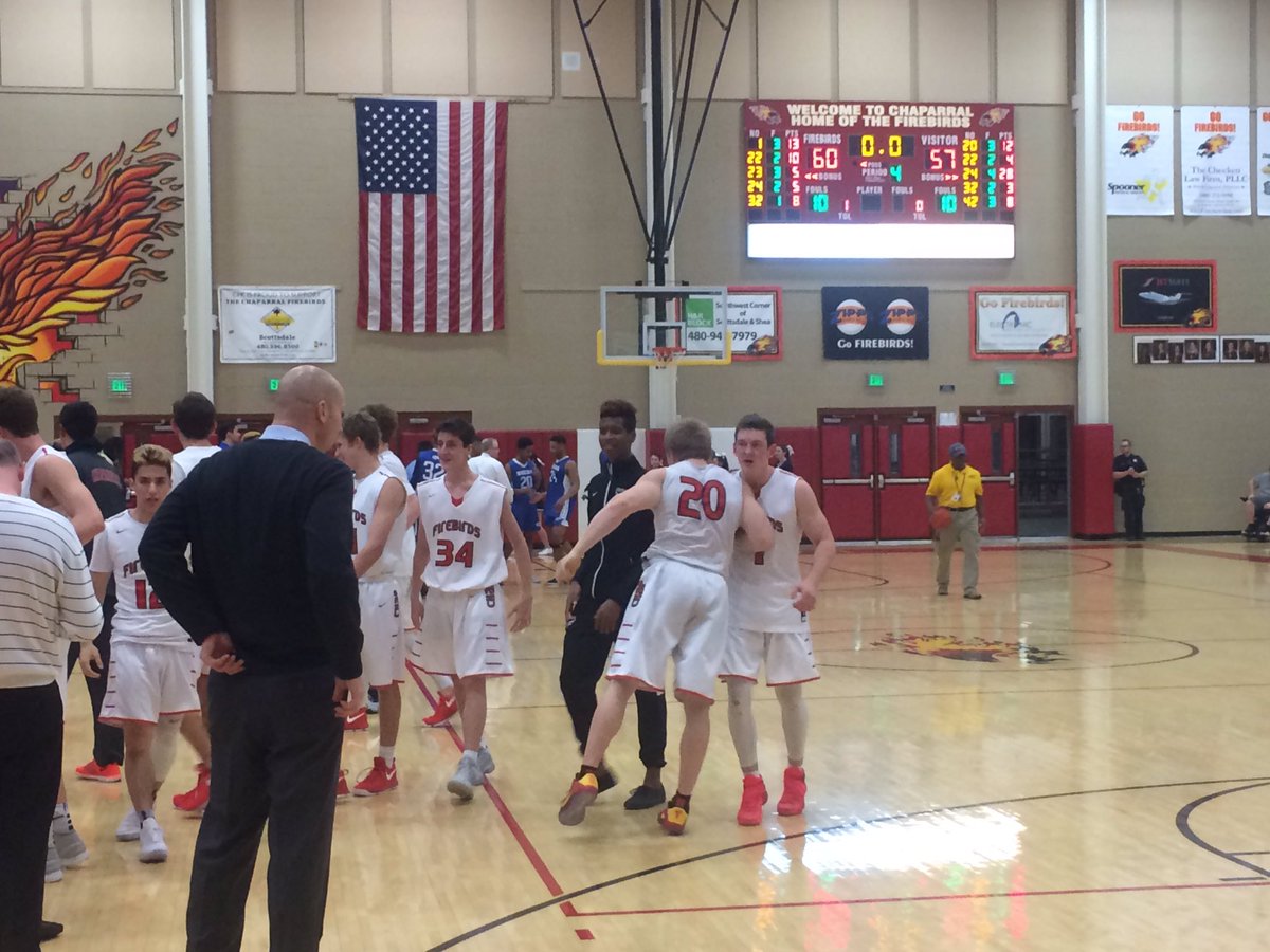 <a href="/BHSColtsHoops/">Buena Colts Hoops</a> misses a game tying 3 at the horn and <a href="/ChaparralHoops/">Chaparral Basketball</a> survives 60-57 @azprephoops @EdgeTwin02 <a href="/azc_obert/">Richard Obert</a> @coltcountry_
