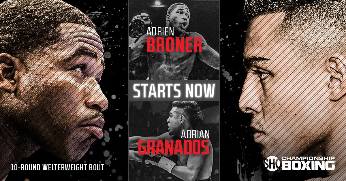NWBBoxing's tweet image. #BronerGranados on now! Tune in
