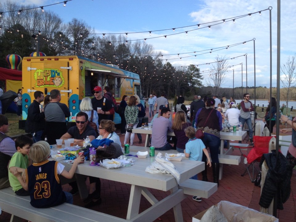 MManning391's tweet photo. An always great burger from @LurnyDsGrille @ The Lost Rabbit Mardi Gras party today! https://t.co/d2drBpXcyv