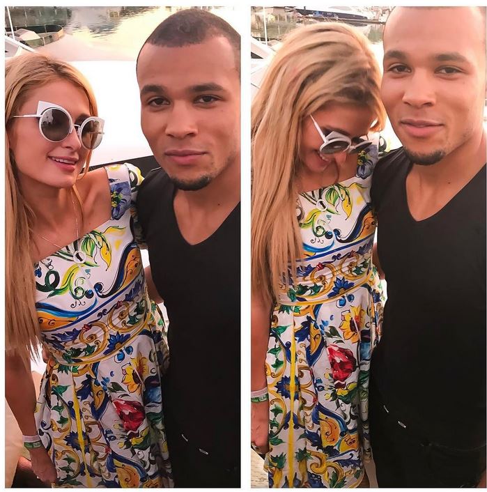 Chris Eubank Jnr wishes Paris Hilton a happy birthday and posts snap of pair  