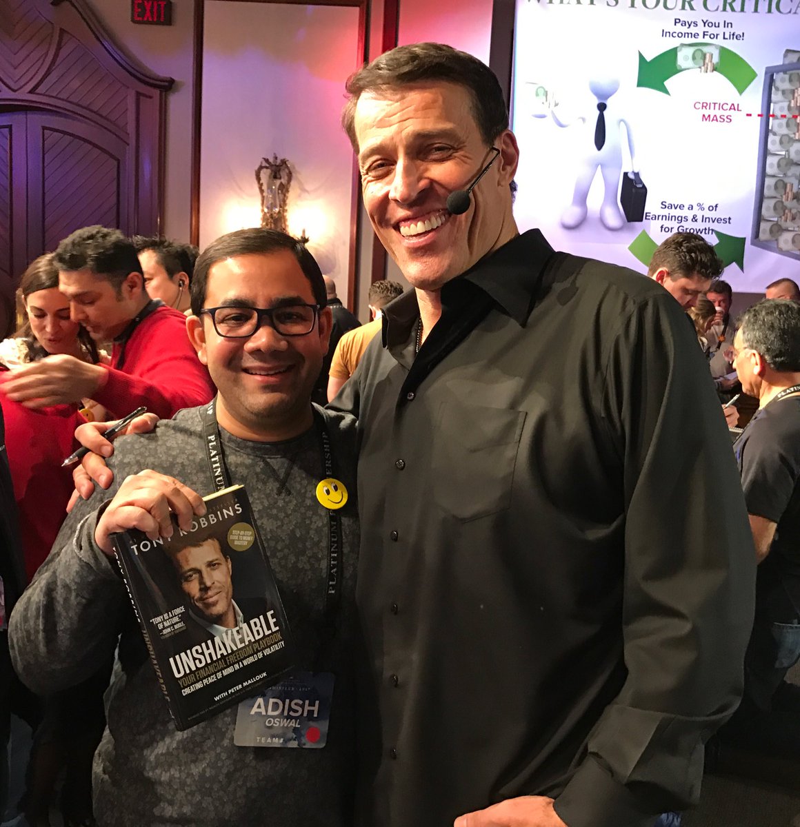 AdishOswal's tweet photo. Privileged#tonyrobbins#newbook#personalysigned😀 https://t.co/PmZujopB1l