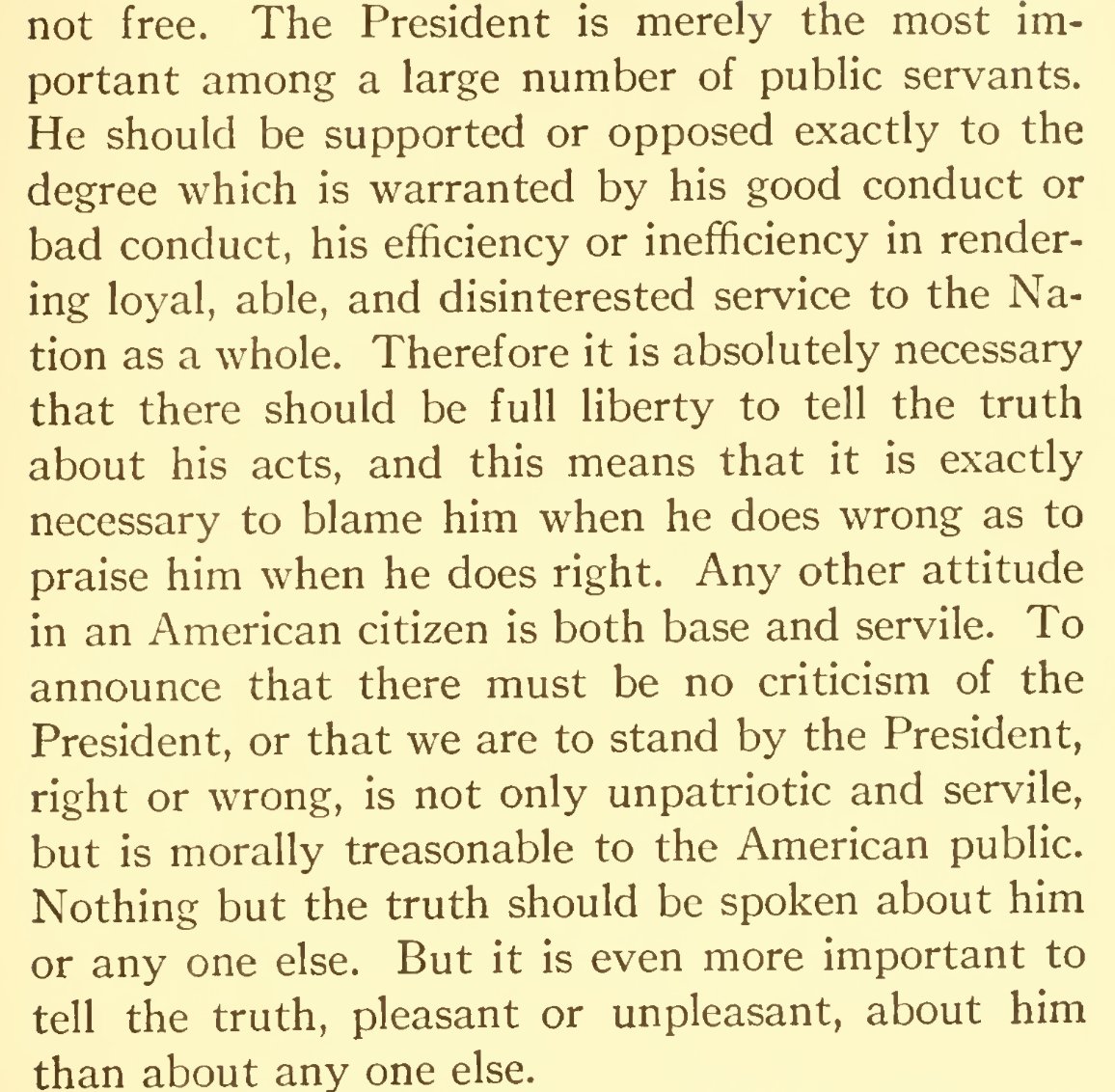 ProfDracoMalfoy's tweet photo. Issued by President Theodore Roosevelt:  Now how important is this? https://t.co/o63UW9rDmd
