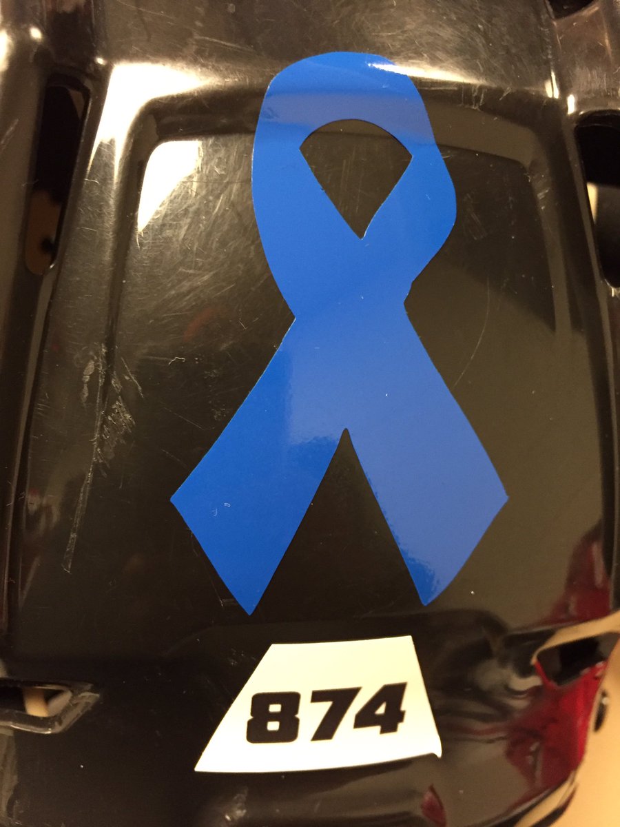 WichitaFireDept's tweet photo. Fire falls to Police 4-2, its all for a good cause #wichitachildrenshome #blueforbryan #ripcollis https://t.co/ljYfcGIsnQ
