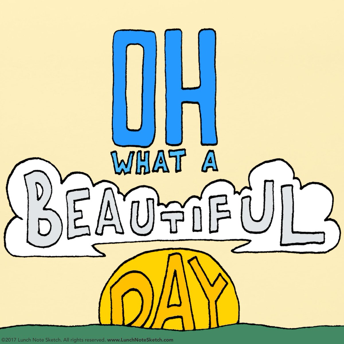 LunchNoteSketch's tweet photo. Oh what a #beautiful day!
---
#beautifulday #sun #sunshine #weather #LunchNoteSketch https://t.co/sBaIerT2CB