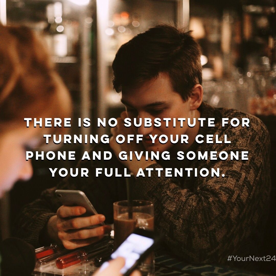 ToddAdkins's tweet photo. There is no substitute for turning off your cell phone and giving someone your full attention.

#YourNext24 https://t.co/25RPbjAWYD